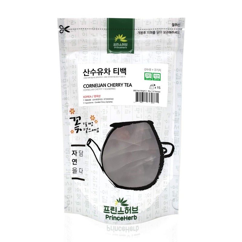 [Medicinal Korean Herb Tea] 100% Natural Cornelian Cherry Tea (Cornelian