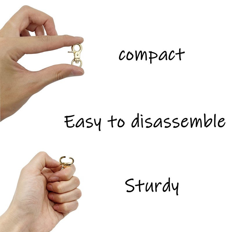 DORUI Dog Tag Clips 2 Pack Easy Change for Pet