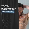 AmazerBath Plastic Shower Curtain Liner, 72 x Inches EVA 8G