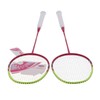 2 Player Badminton Racquets Adults Lightweight Carbon Fiber Rackets with