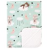 Top Tots Deluxe Minky Baby Blanket - Sleeping Bears on