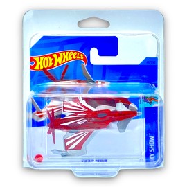 Hot Wheels Poison Arrow (Clear Red & Silver) 2/5 Sky Show 2023-45/250 (Short Card) - COMES IN A KLAS CAR KEEPER PROTECTIVE COLLECTORS CASE - HKH89
