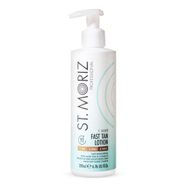 St Moriz Professional Instant 1 Hour Fast Tan Lotion | With Aloe Vera & Vitamin E | Develops in 1-3 Hours | Express Vegan Fake Tan Body Lotion | Dermatologically Tested & Cruelty Free | 200ml