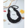 COLORFUL BLING Ethnic Natural Wood Beads Necklace for Men Women