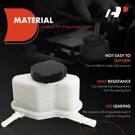 A-Premium Power Steering Reservoir/Tank with Cap Compatible with Nissan Murano 2009-2014, V6 3.5L