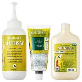 Garnier Nutrisse Colour Intensive Nourishing Hair Colour 6.60 SENSA, Intensive Red