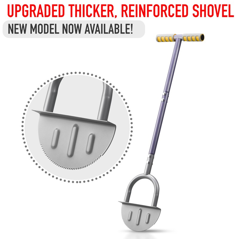 PLANTNOMICS Improved October 2024 Model Half-Moon Edger – Steel Garden