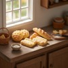 Hyper-Realistic Miniature Bread Set, 1/12 Scale Resin Food Props for