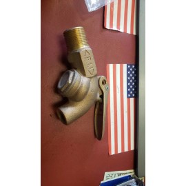 NEW VINTAGE ALL Brass Oil Barrel Valve Spigot with Lockable Handle (S1-C102)