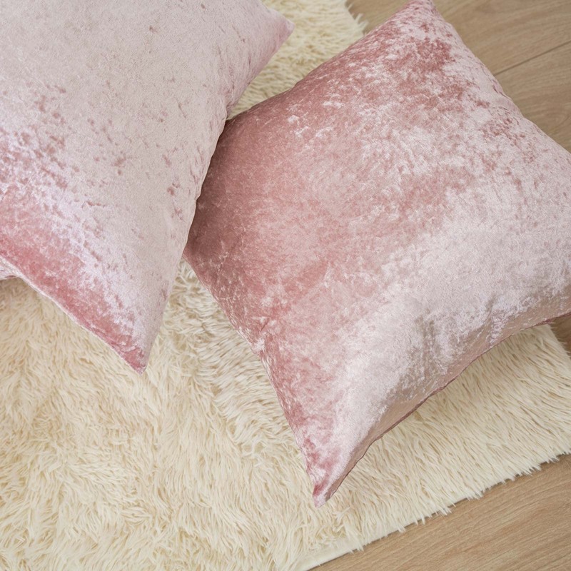 Sienna Crushed Velvet Pack of 4 Cushion Covers 18 x