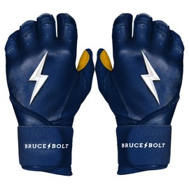 BRUCE BOLT Original Series Long Cuff Navy Batting Glove - Navy XLarge