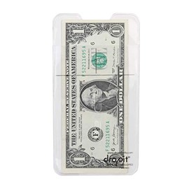 Reuseable Dropit Safe Envelope for Depositing of Currency and Money, Organize Coupon, Currency and Other Documents (Clear, 50)