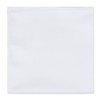 Jacob Alexander Men's Pocket Square Solid Color Handkerchief - White