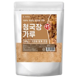 Cheonggukjang Powder Domestic 500g Cheonggukjang Powder 100% domestic soybeans / 청국장 가루 국산 500g 청국장 분말 국산 콩 100%
