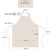 BIGHAS Adjustable Bib Apron with Long Ties for Women Men