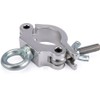 Riggatec half clamp - Half coupler silver, 48-51 mm.