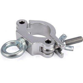 Riggatec half clamp - Half coupler silver, 48-51 mm.