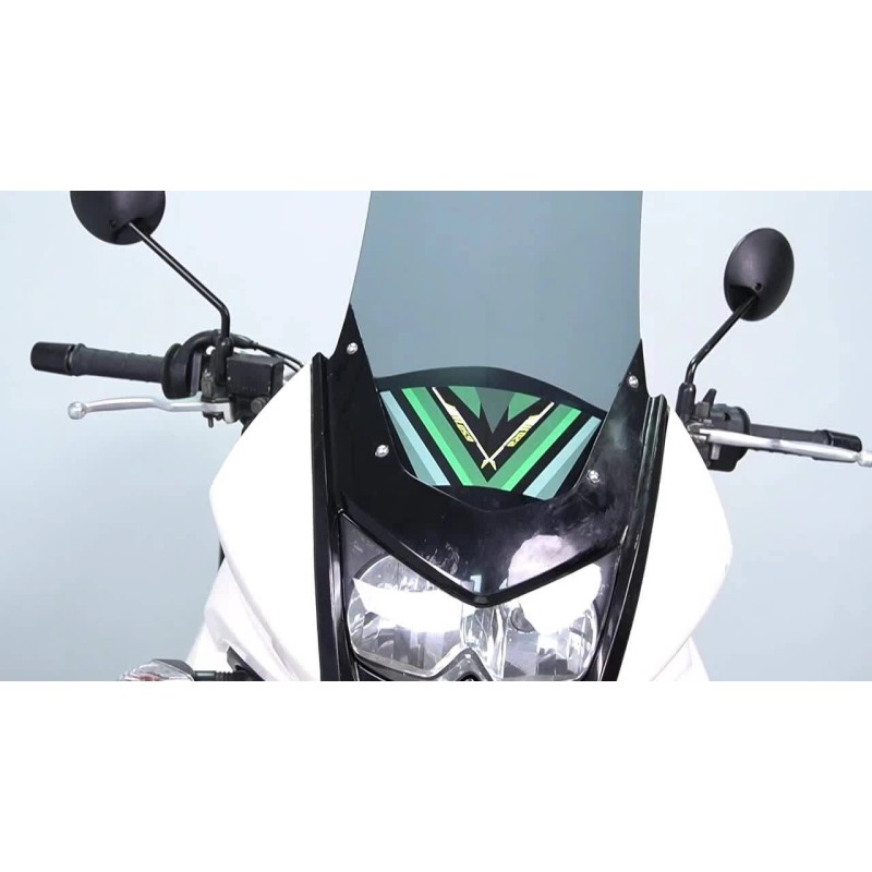 xitomer Fit For KAWASAKI KLR650 2008-2018 Grey Tall Windshield Windscreen