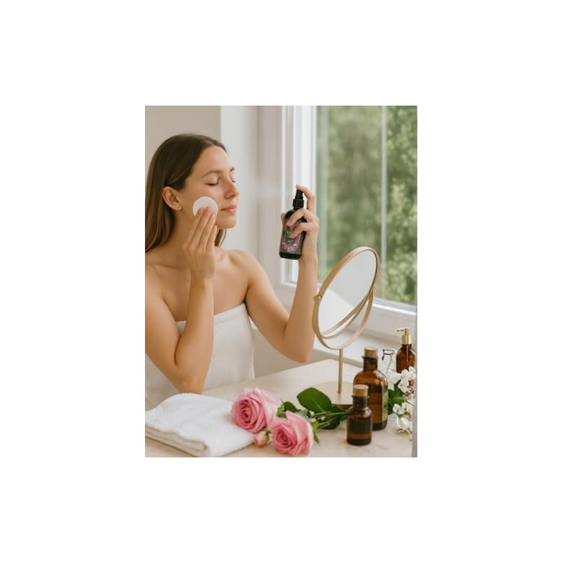 OLEUM VITAE Tonico facial con aceite esencial de rosa damascena