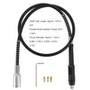Flex Shaft Rotary Tool Attachment with Comfort Grip and Cable