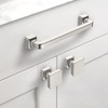 Asidrama 10 Pack 5 Inch Brushed Satin Nickel Kitchen Cabinet