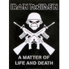 Iron Maiden A Matter Of Life And Death Flag