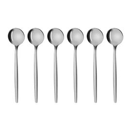 GRÄWE Provence Espresso Spoons, Set of 6, Stainless Steel Espresso Spoons, Dishwasher Safe, Small Spoon