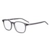 Hugo brillengestell hg 1024, rechteckig, in matte brown, gefertigt aus