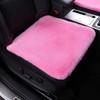 SPANICE 3 pcs/Set Car Seat Covers Fluffy Wool Car Interior