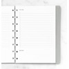 Filofax Minimal to Do Notebook Refill - A5,White