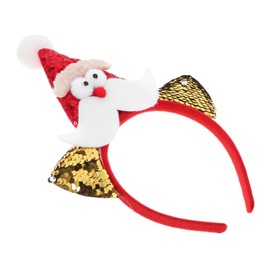 BESPORTBLE Christmas Santa Claus Headband Cute Xmas Hair Accessories for Festive Parties Comfortable and Durable Design for Memorable Holiday Photos for Women