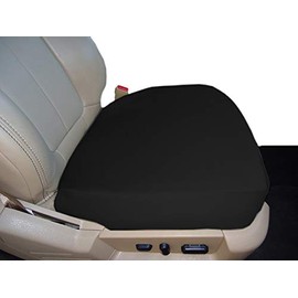Car Console Covers Plus Made in USA Neoprene Bucket Seat Cover Designed to fit All Hyundai Santa Fe Models 2010-2024 Price is for 1 Black