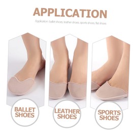 LALAFINA Dance Toe Pad Foot Cushion Ballet Shoe Inserts Toe Protector Foot Pad for Dancers