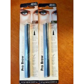 Ardell Pro Brow Micro-Fill Marker 2-Prong Tip Smudge Proof Color Choice Variety - Dark Brown