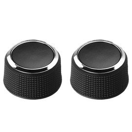 Car Audio Volume Control Knobs, Aublinto 2Pcs Abs Plastic Volume Adjust Button Replacement Compatible with Silverado 1500 2007-2013, 2500 Hd 3500 Hd 2007-2014,Etc. 2291-2547, 22912547