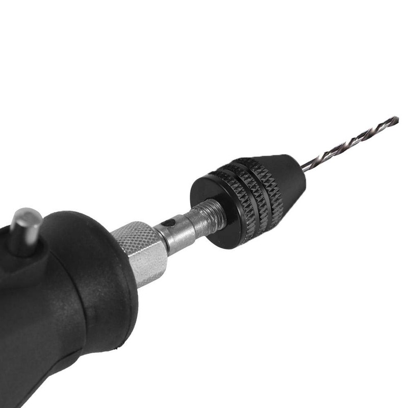 Mesee Keyless Mini Drill Chuck Adapter, 0.3-3.4 mm Quick Release