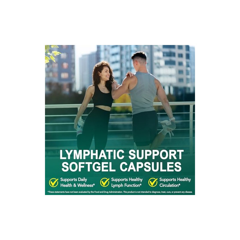 Lymph Drainage Dietary Supplement | Lymphatic System Support | Lymph