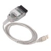 Akozon OBD2 Adapter OBD2 USB Adapter J2534 MINI VCI-Kabel Kunststoff