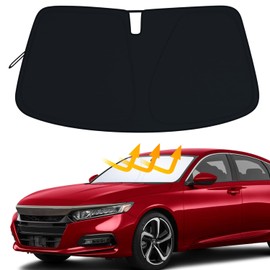 Premium Car Windshield Sun Shade for 2018-2022 Honda Accord Front Window Sun Visor Reflector 310T Thickened Blocks UV Rays Foldable Sunshade Car Interior Protection Accessories