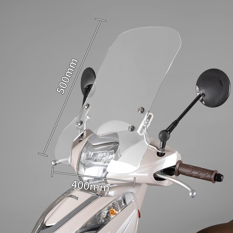 Honda Lead 125 Windshield Motorcycle Windshield Motorcycle Motorcycle Windshield (Clear,