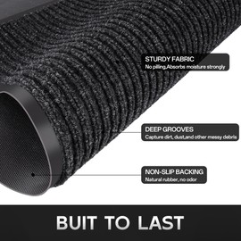 Cybstrax Heavy Duty Commercial Floor Mat 3'x10', Extra Large Waterproof