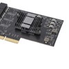 2.5Gb PCIe Network Card Professional 4 RJ45 Ports RTL8125BG Chip