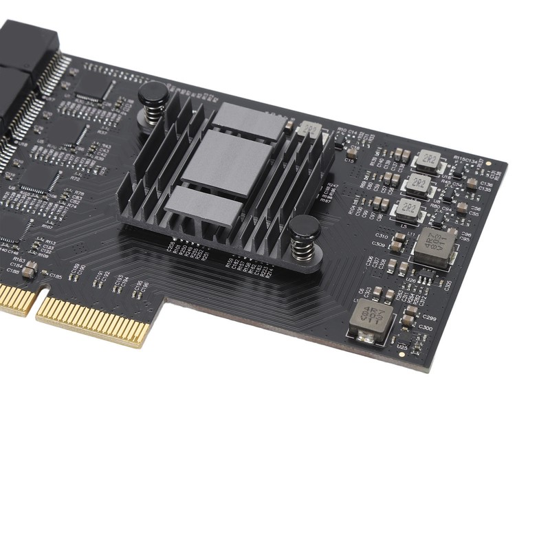 2.5Gb PCIe Network Card Professional 4 RJ45 Ports RTL8125BG Chip