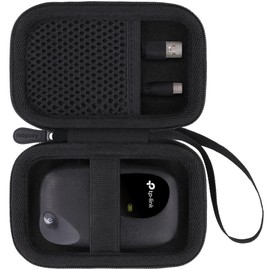 Aenllosi für TP-Link M7000/M7010/M7200 4G Mobiler WLAN Router, Harte Reise-tragbare Aufbewahrungs-Schutzhülle, Schwarz (Nur Hülle)