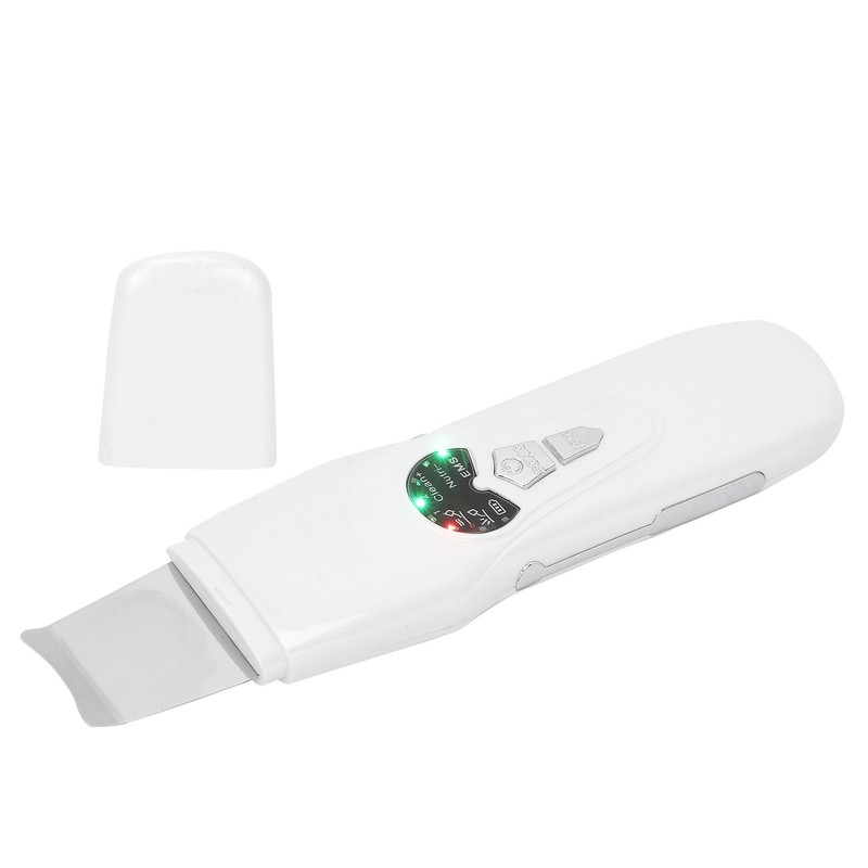 Facial Skin Scraper Ultrasonic Skin Scrubber Spatula 2 Gears Vibration