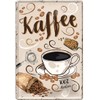 Coffee Varieties Preparation Recipe Retro Decorative Tin Sign Coffee Bar