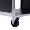 YIYIONCE 12U Portable Network Server Rack Rolling Network Rack Computer