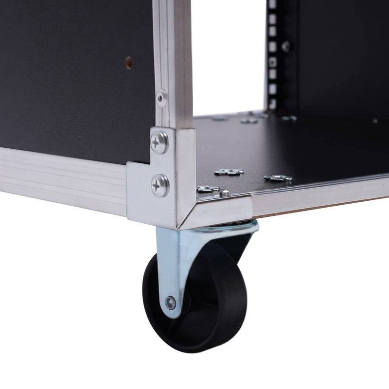 YIYIONCE 12U Portable Network Server Rack Rolling Network Rack Computer