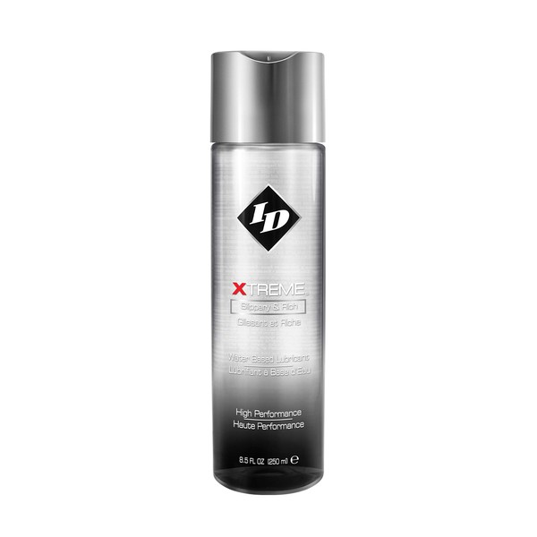 ID Lubricants ID Xtreme Personal Lubricant, High Performance Friction Reduction Lube, Water Based, Clear, 8.5 Fl Oz