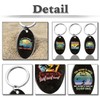 White Fang AZ364 Keychain, Surfing, Retro Design, Gift, Accessory, Men's,